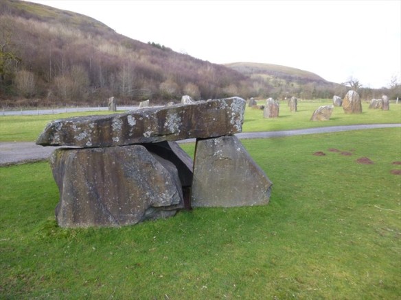 altar and stone circle, beacons national park, wales